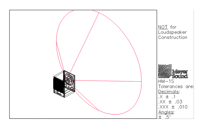 Loudspekers DWG Block for AutoCAD