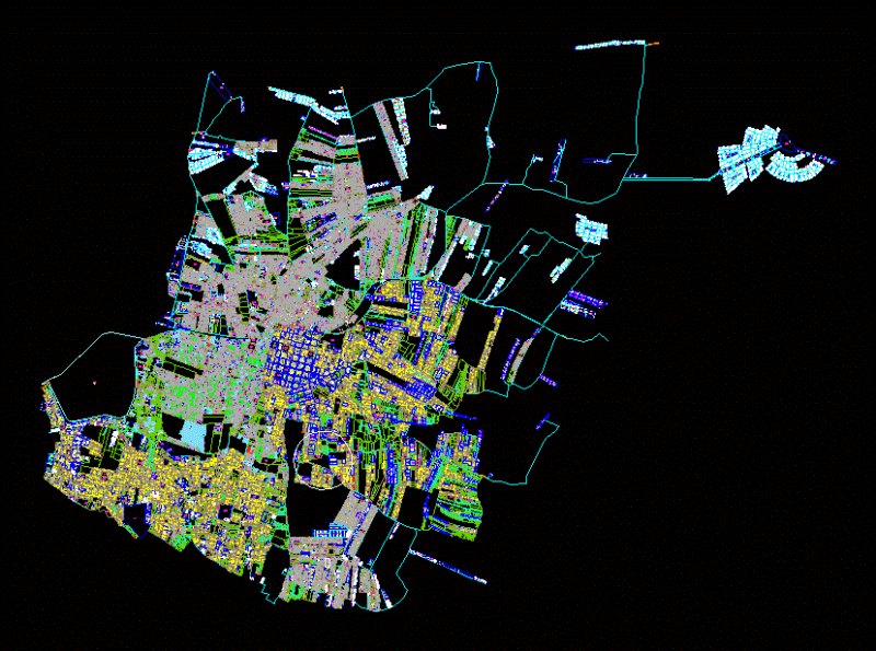 Luque Plane DWG Block for AutoCAD