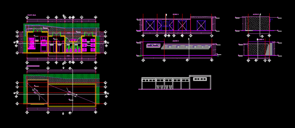 Machine Room DWG Block for AutoCAD