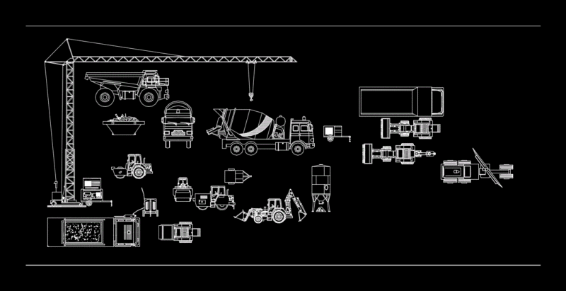 Machinery 2D DWG Block for AutoCAD