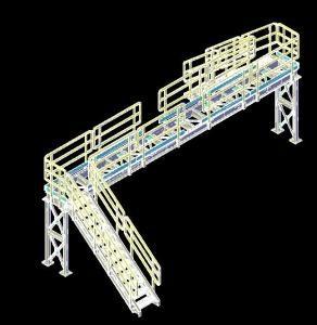 Maintenance Platform 3D DWG Model for AutoCAD