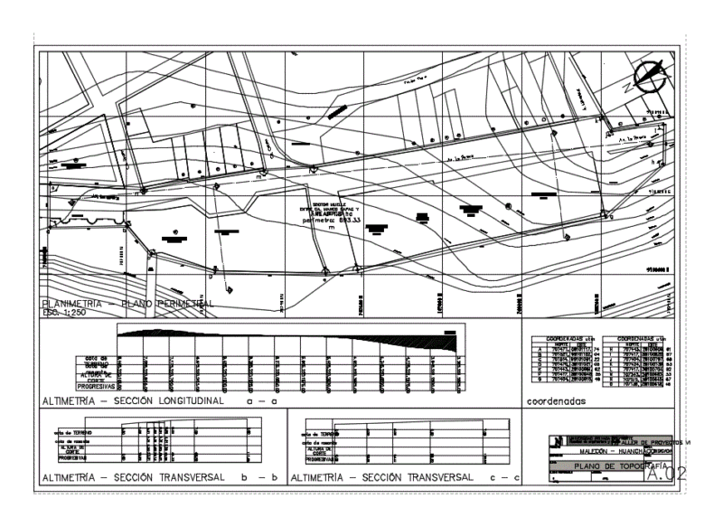 Maleconwaterfront – Topography – Profiles DWG Block for AutoCAD