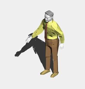 Man 3D DWG Model for AutoCAD