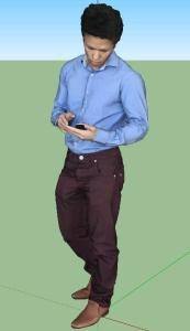Man 3D SKP Model for SketchUp