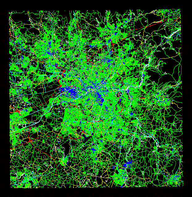 Manchester City Map; Uk Manchester DXF Model for AutoCAD | DesignsCAD