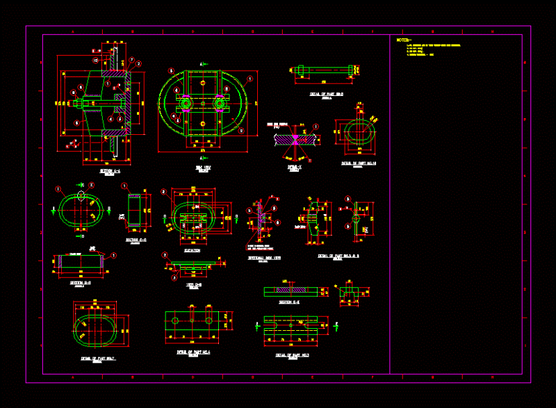 Manhole DWG Block for AutoCAD