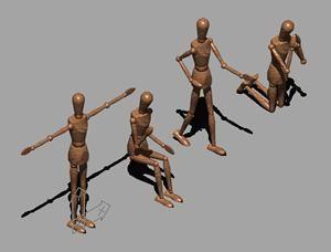 Mannequin DWG Block for AutoCAD