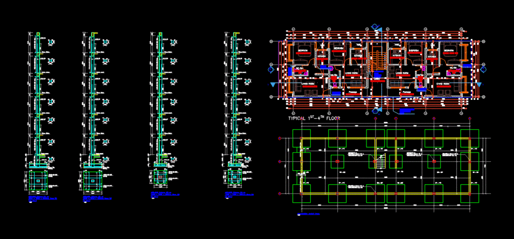 Manssionate Sructural Details DWG Detail for AutoCAD