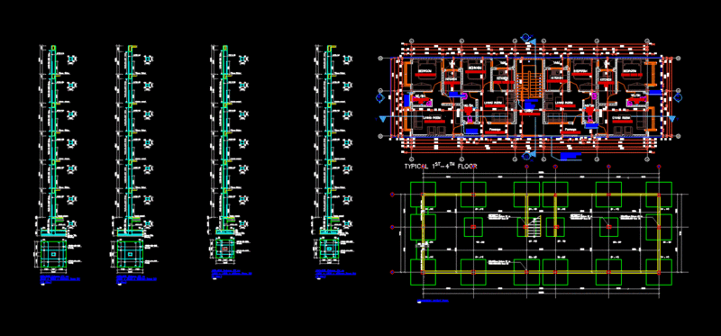 Manssionate Sructural Details DWG Detail for AutoCAD