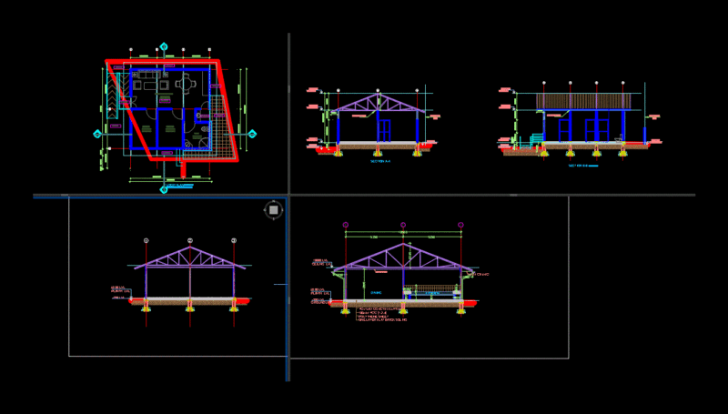 Manufactured Home DWG Block for AutoCAD