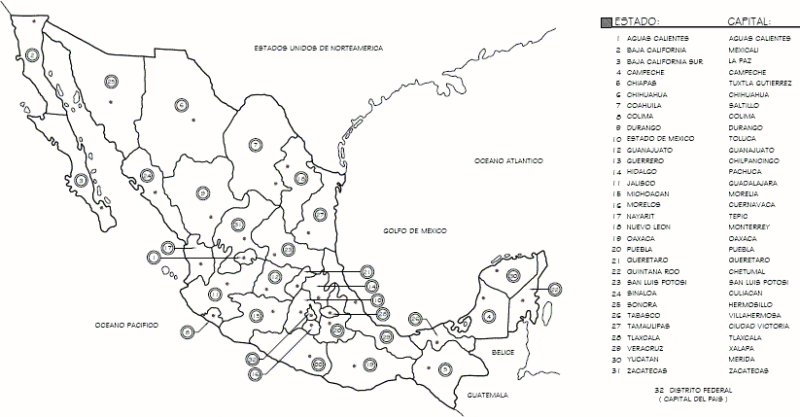 Map Mexican Republic PDF (Document)