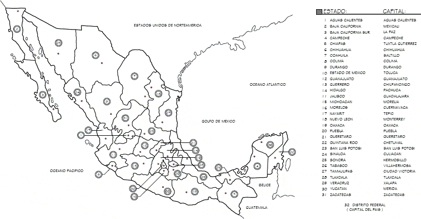 Map Mexican Republic PDF (Document)