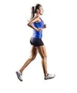 Map Opacity Woman Jogging 3D JPG Model Graphics