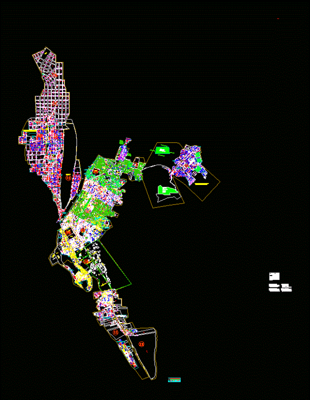 Map Tingo Maria – Peru DWG Block for AutoCAD