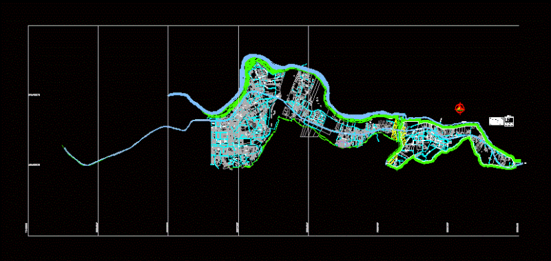 Map Ulba DWG Block for AutoCAD