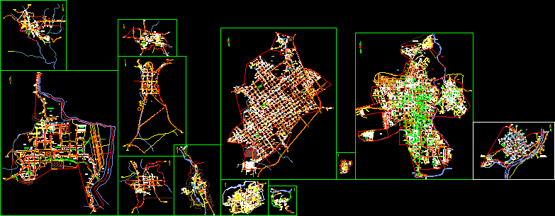 Mape Nueva Segovia Department Nicaragua DWG Block for AutoCAD