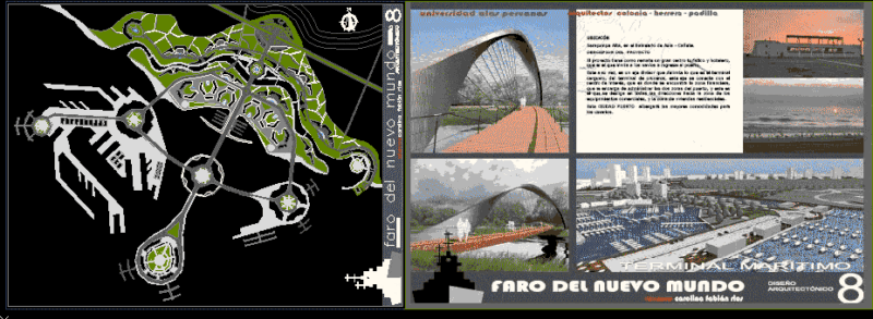 Maritime Terminal DWG Block for AutoCAD