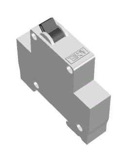 Mcb 1p 3D DWG Model for AutoCAD
