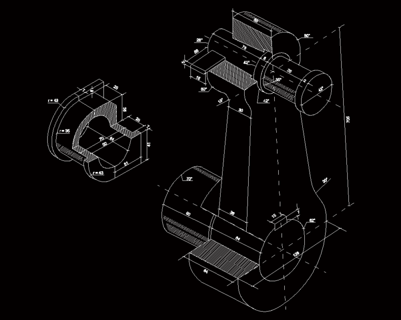 Mechanical Lever DWG Full Project for AutoCAD