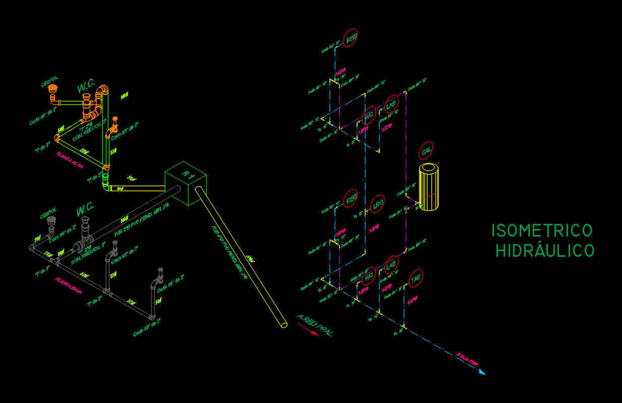 Чертеж с размерами dwg