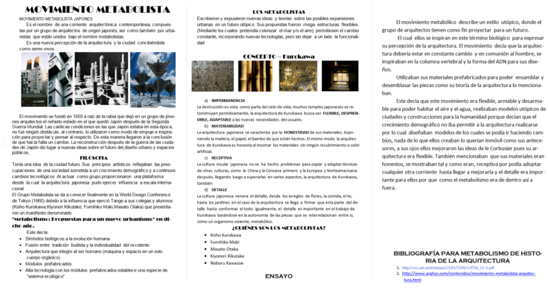 Metabolist Architecture DOC Word Document