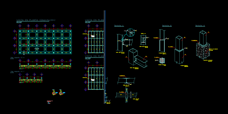 Metal Building DWG Block for AutoCAD