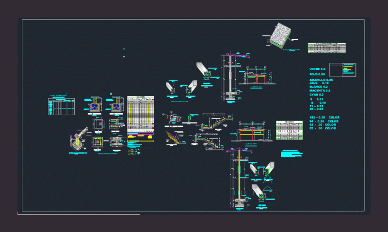 Metal Construction Details Deck DWG Detail for AutoCAD