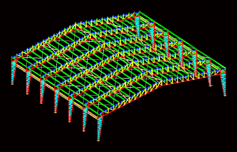 Metal Frame DWG Block for AutoCAD