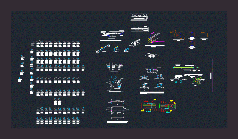 Metal Profiles DWG Detail for AutoCAD