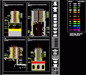 Metalcompartition Wall DWG Block for AutoCAD