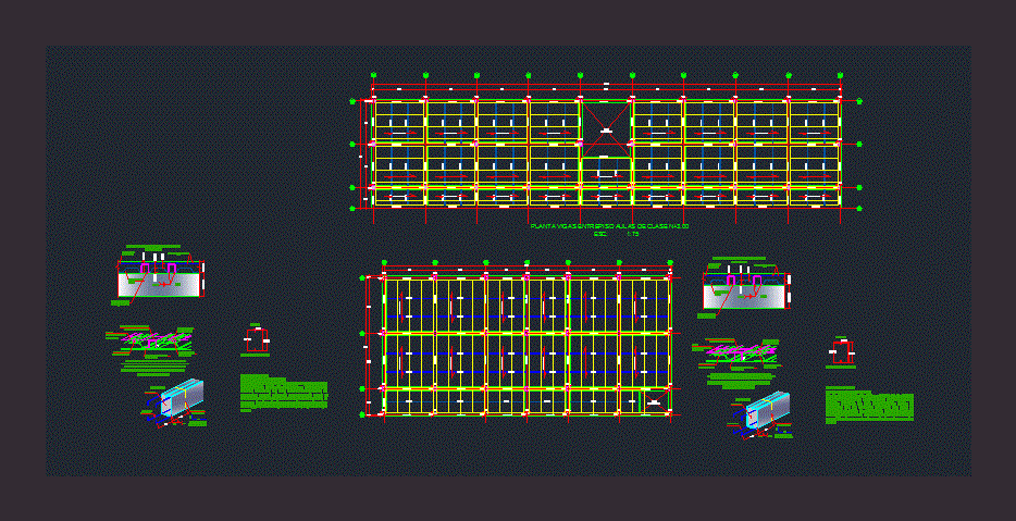 Metaldeck System DWG Block for AutoCAD Designs CAD