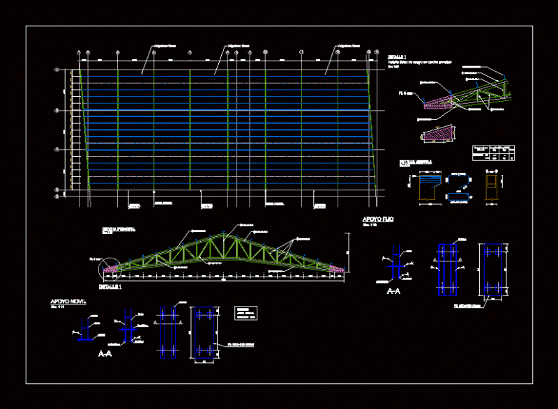 Metalica Cover DWG Section for AutoCAD