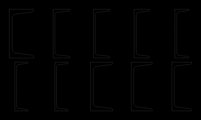 Metalicos Profiles – Upn DWG Block for AutoCAD