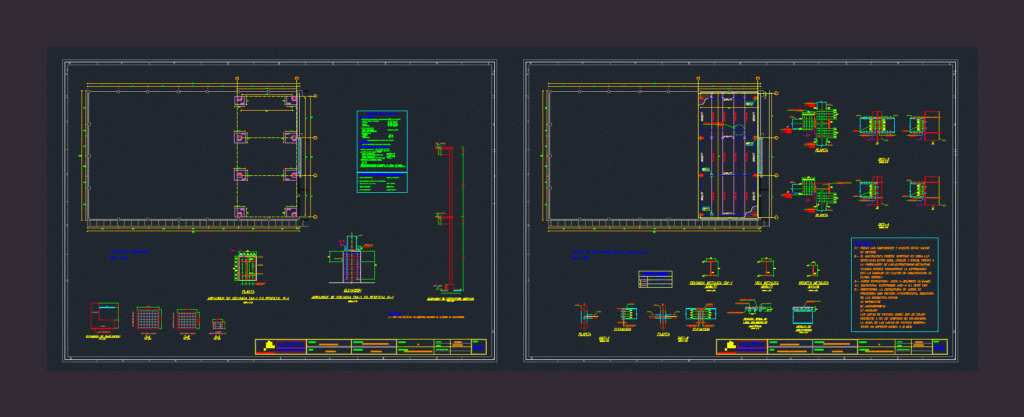 Metallic Paint Entrepiso DWG Block for AutoCAD