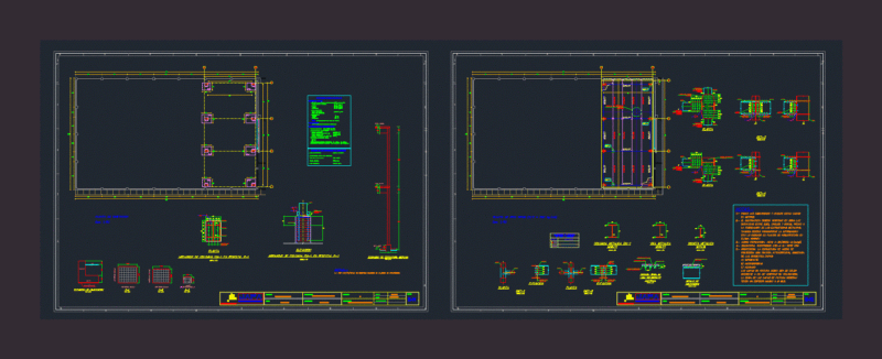 Metallic Paint Entrepiso DWG Block for AutoCAD