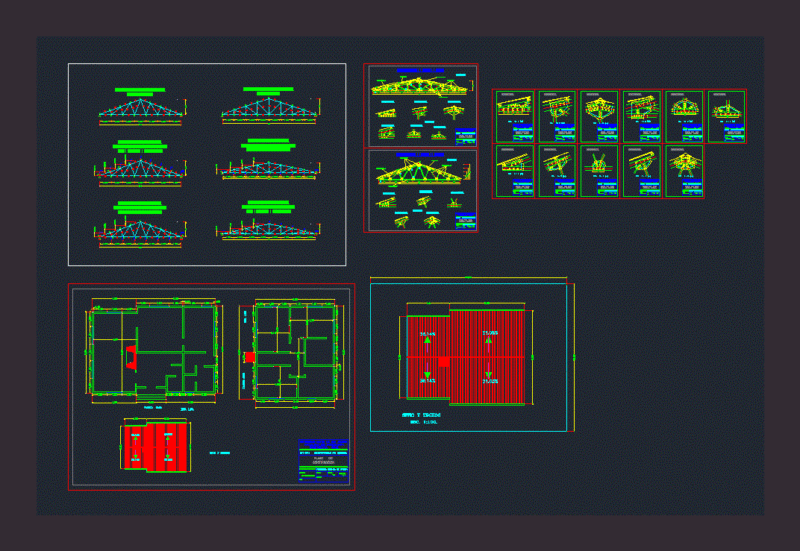 Metallic Serchas DWG Detail for AutoCAD