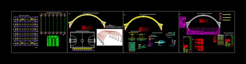 Metallic Shed DWG Block for AutoCAD