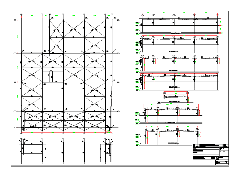 Metallic Structure – Assembly Plant DWG Block for AutoCAD