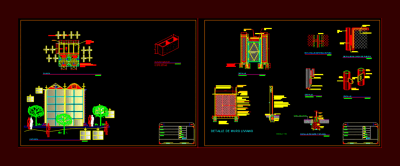 Metallic Structure Details DWG Detail for AutoCAD