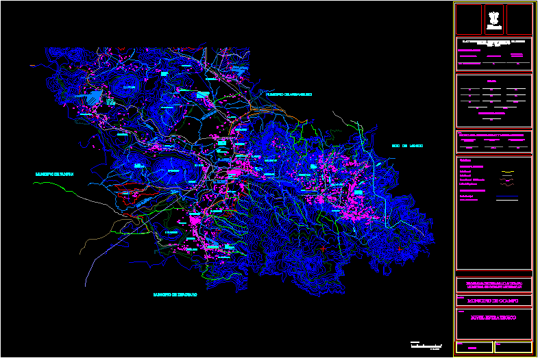 Michoacan Hidalgo Plane Dwg Block For Autocad • Designs Cad