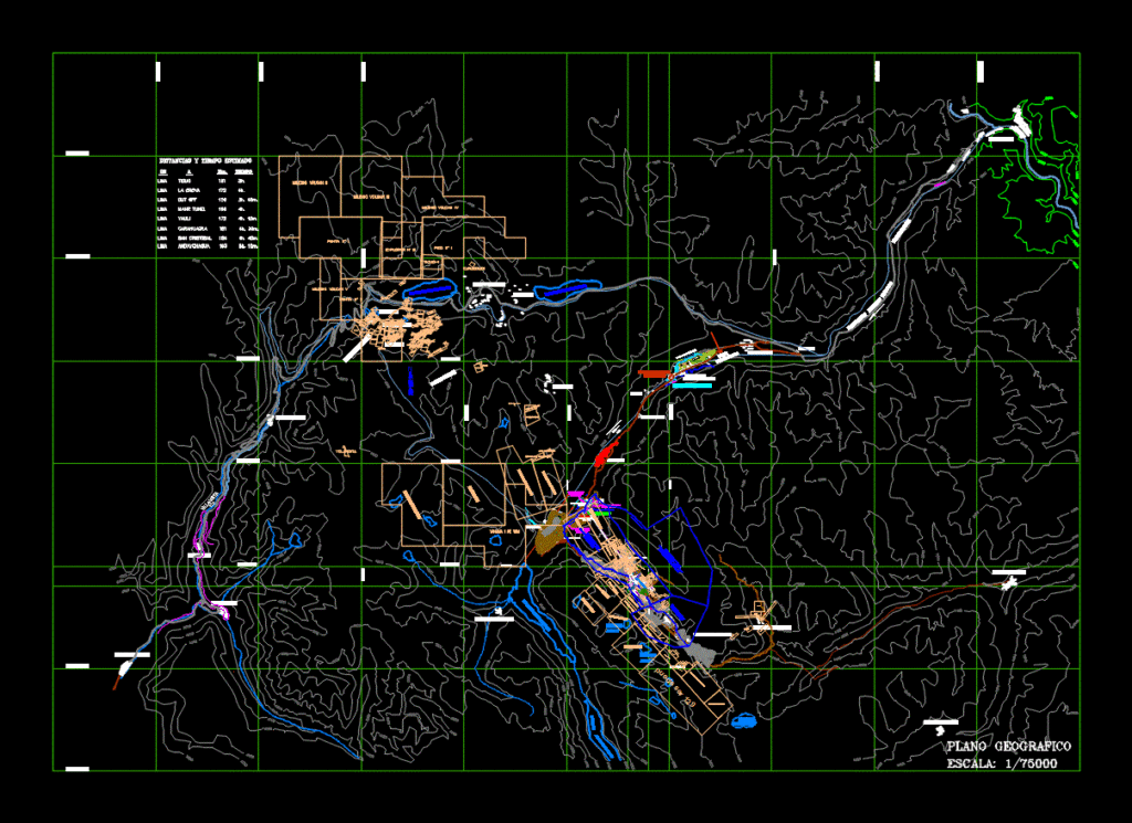 Mina Carahuacra DWG Block for AutoCAD