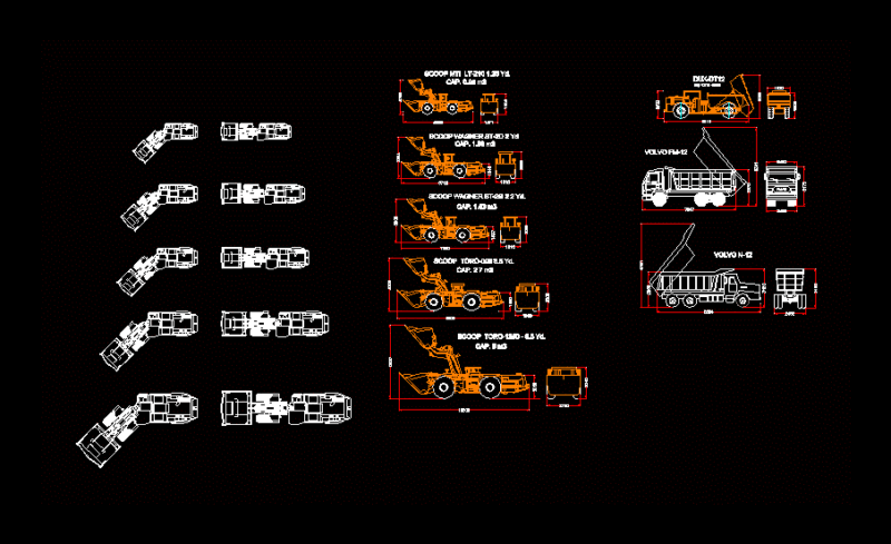 Mine DWG Block for AutoCAD