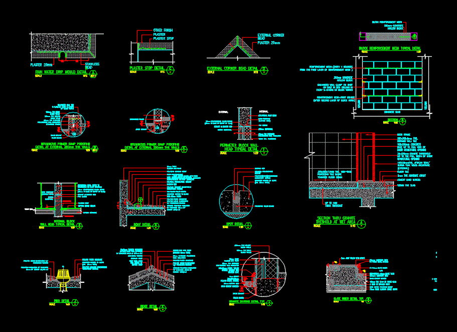 Miscellaneous Details DWG Detail for AutoCAD • Designs CAD