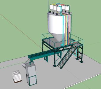 Mixer 3D SKP Model for SketchUp
