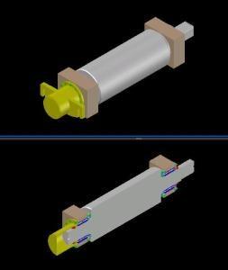 Model Mill Roller 3D DWG Model for AutoCAD