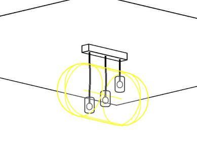 Modern Lamp Revit RFA CAD Drawing