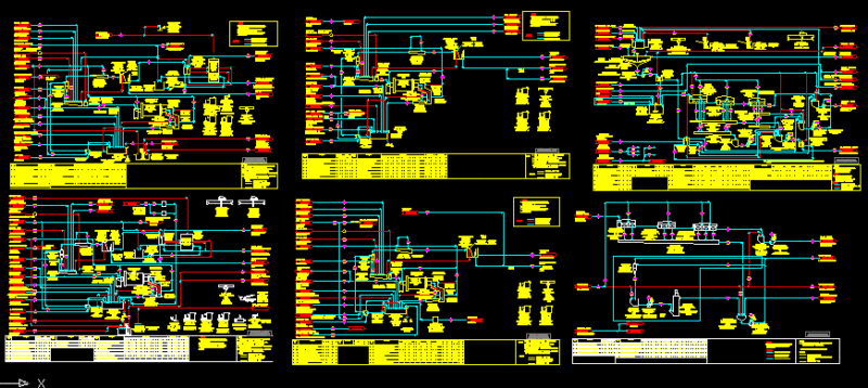 Molibdeno Plant DWG Block for AutoCAD