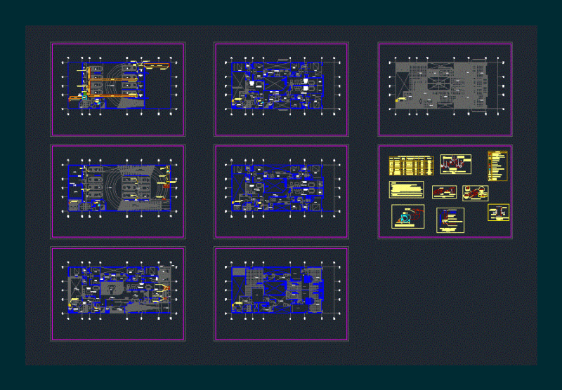 Monoxide Exhaust System DWG Block for AutoCAD