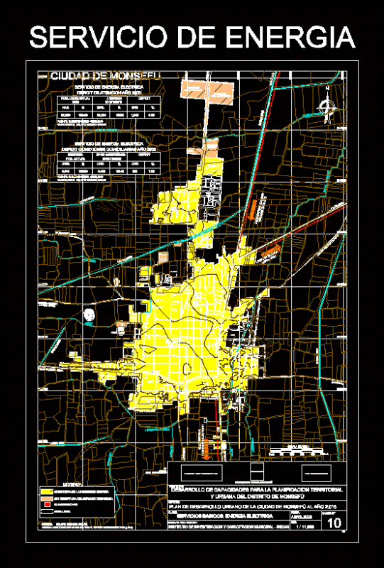 Monsefu Energy In Map DWG Plan for AutoCAD