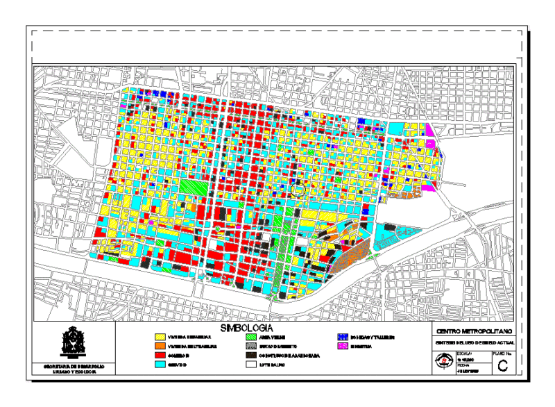 Monterrey – Land Use DWG Block for AutoCAD